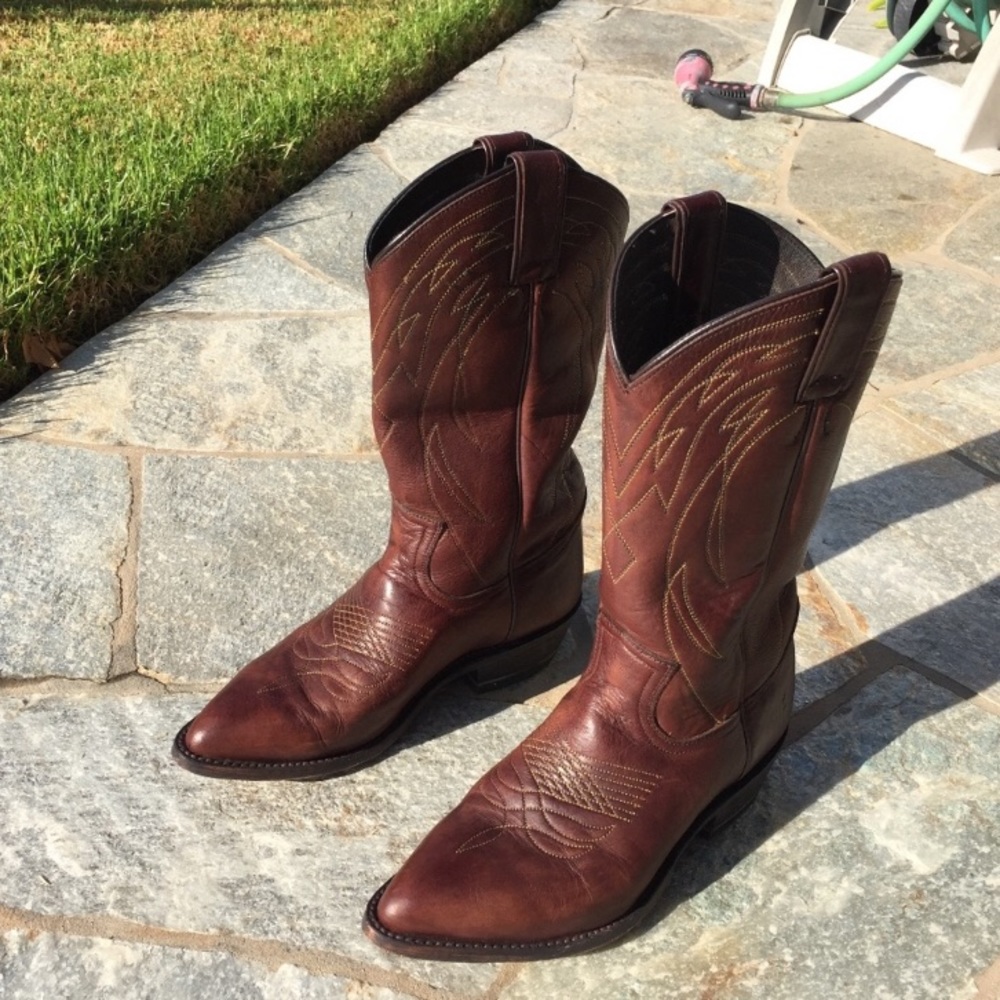 Frye Bill Pull On Cowboy Boots 🤠